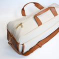Load image into Gallery viewer, Magical Bottomless Mahjong Bag- Canvas & Leather
