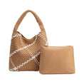 Load image into Gallery viewer, Johanna Sand Nylon Shoulder Bag
