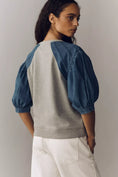 Load image into Gallery viewer, Pilcro Reworked Ruffle-Sleeve Top
