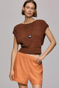 Load image into Gallery viewer, Ollari Cutwork Pull-On Shorts

