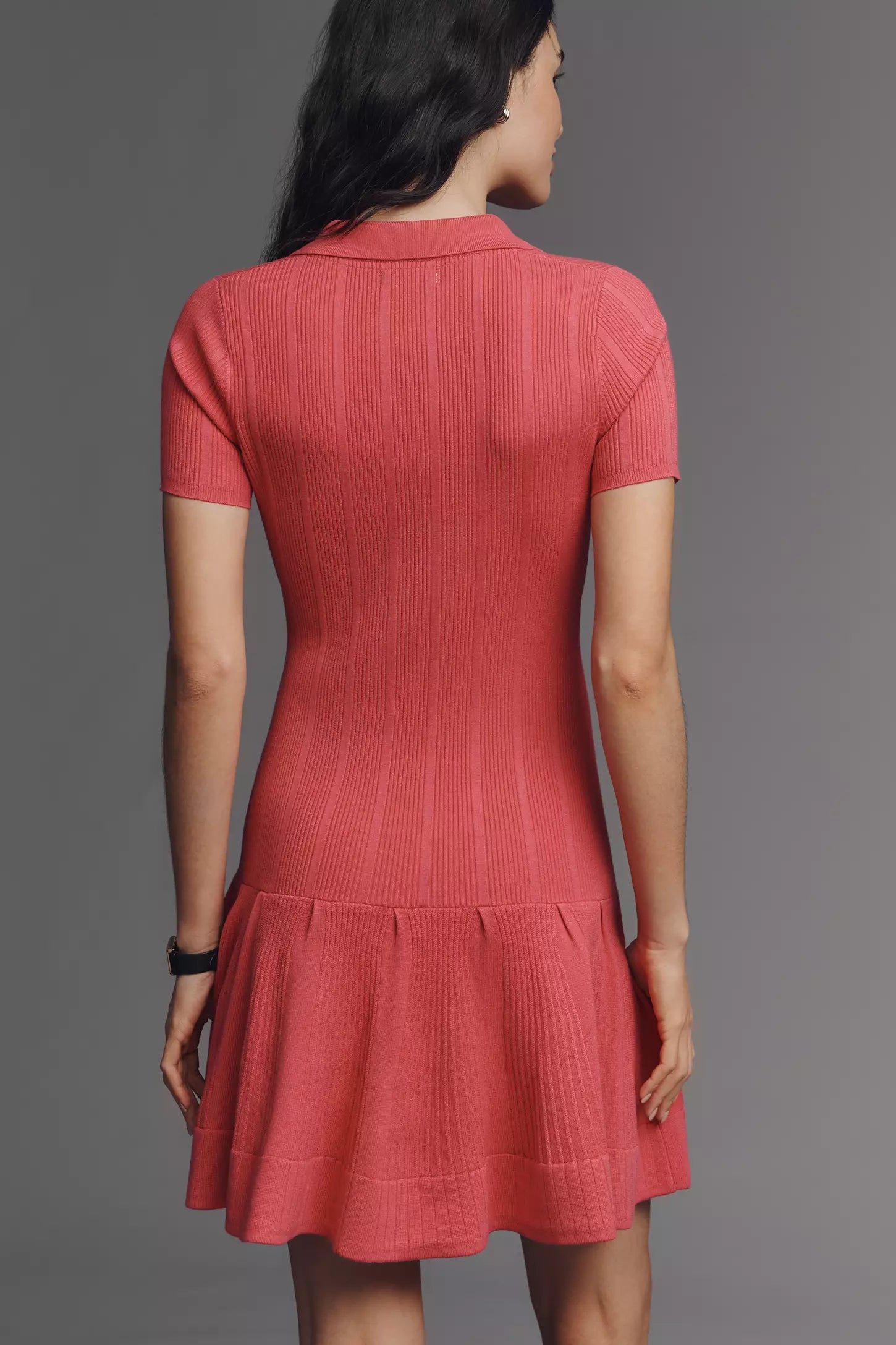 Maeve Short-Sleeve Polo Mini Dress