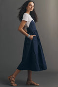 Load image into Gallery viewer, Maeve Bustier Twofer Midi Dress
