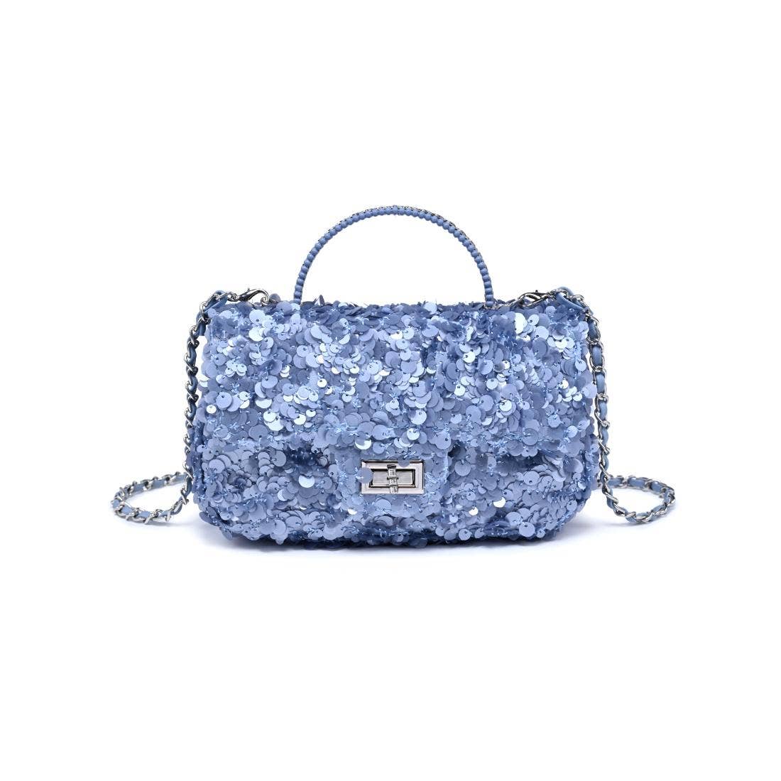 Ella Evening Bag: Periwinkle