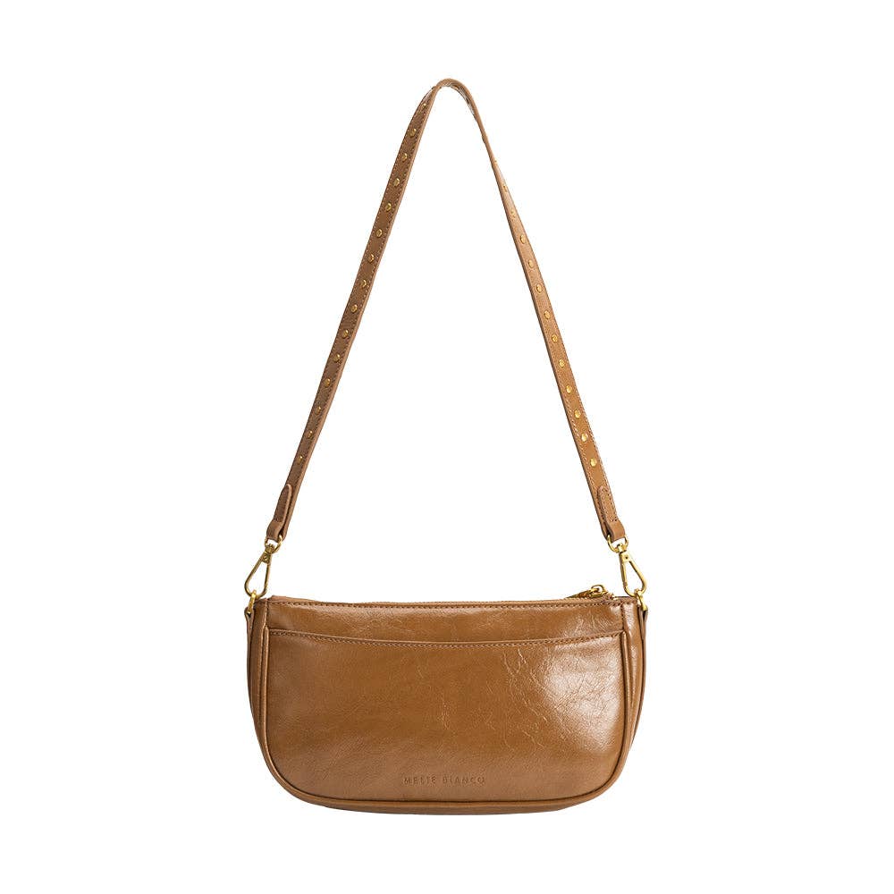 Aria Mocha Recycled Vegan Shoulder Bag