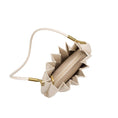 Load image into Gallery viewer, Carrie Ivory Pleated Vegan Shoulder Bag
