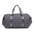 Load image into Gallery viewer, Ty Quilted Puffer Nylon Duffel: Carbon
