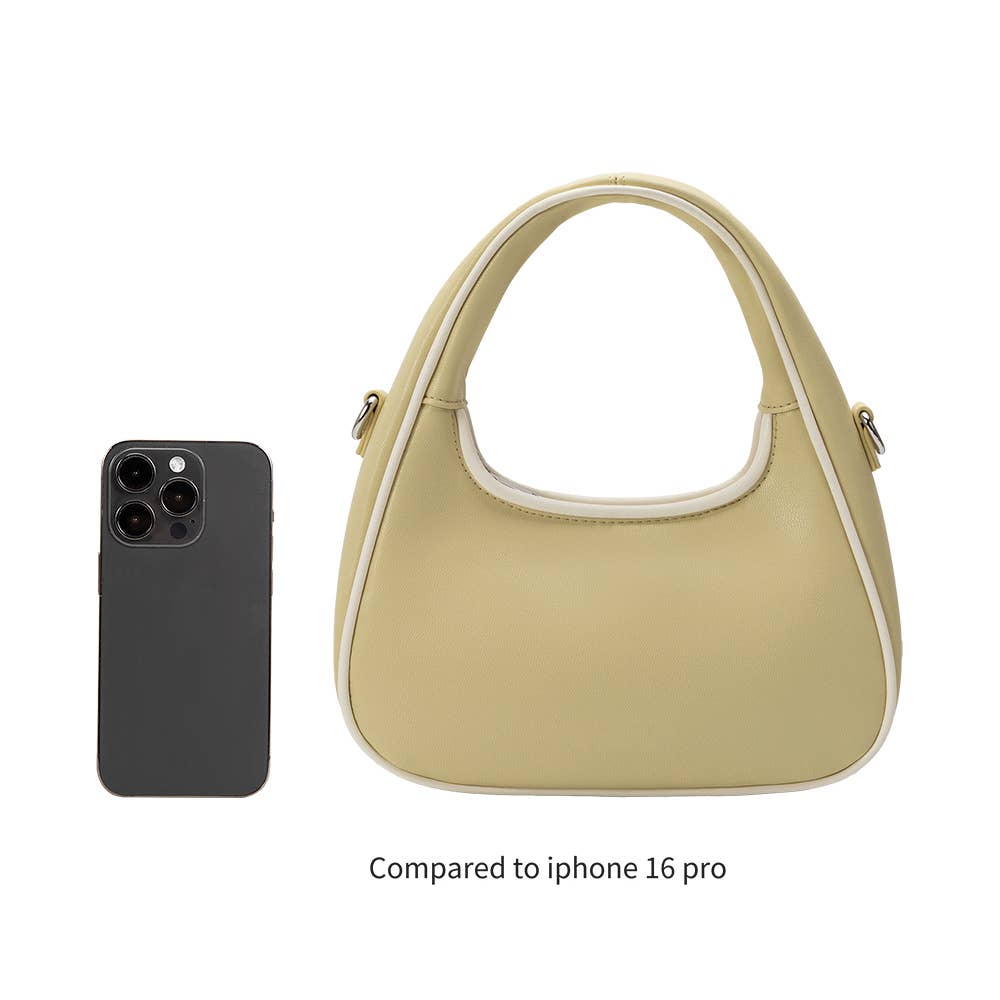 Sarita Burgundy Recycled Vegan Top Handle Bag
