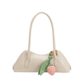 Load image into Gallery viewer, Strawberry Pink Recycled Vegan Bag Charm
