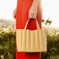Load image into Gallery viewer, Adela Mint Recycled Vegan Leather Tote Bag
