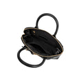 Load image into Gallery viewer, Rue Black Recycled Vegan Top Handle Bag
