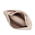 Load image into Gallery viewer, Johanna Ivory Large Vegan Shoulder Bag
