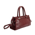 Load image into Gallery viewer, Rhonda Burgundy Recycled Vegan Top Handle Bag
