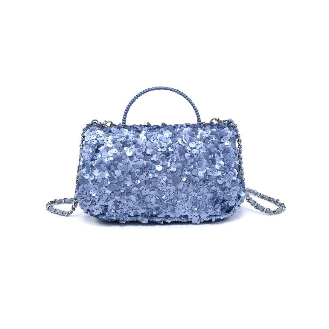 Ella Evening Bag: Periwinkle