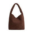 Load image into Gallery viewer, Johanna Tobacco Suede Vegan Shoulder Bag
