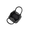 Load image into Gallery viewer, Anahi Black Recycled Vegan Top Handle Bag

