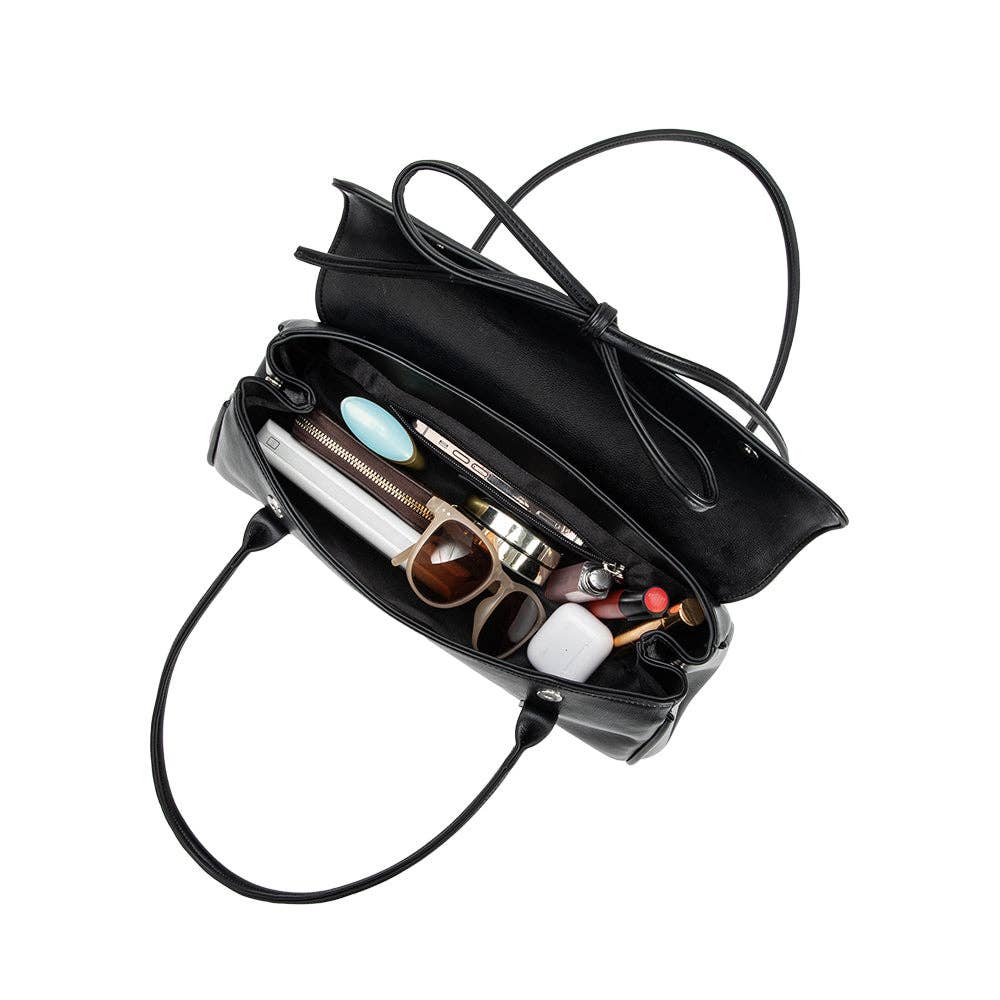 Bowie Mocha Recycled Vegan Shoulder Bag