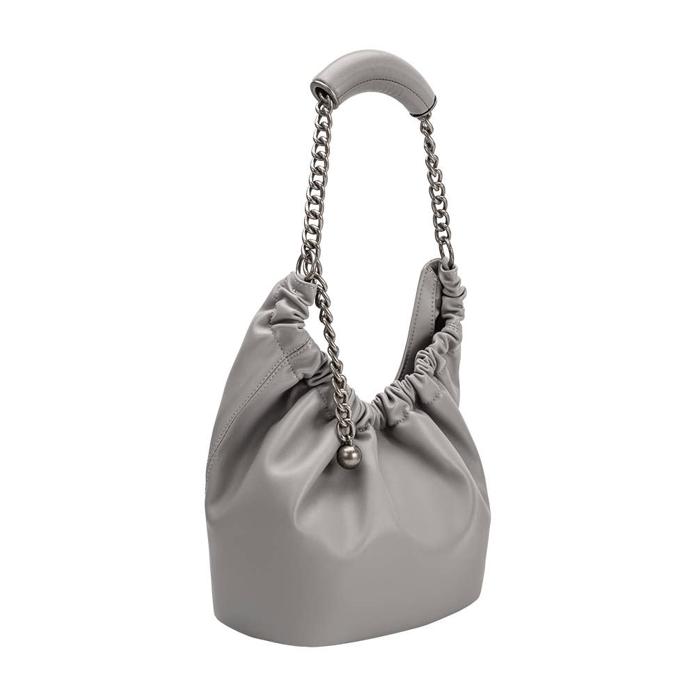 Kinsley Gray Recycled Vegan Shoulder Bag