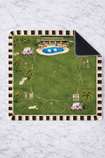 Load image into Gallery viewer, On the green golf mahjong mat 33"x33"
