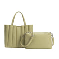 Load image into Gallery viewer, Adela Mint Recycled Vegan Leather Tote Bag
