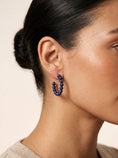 Load image into Gallery viewer, Bauble Hoops: Blue
