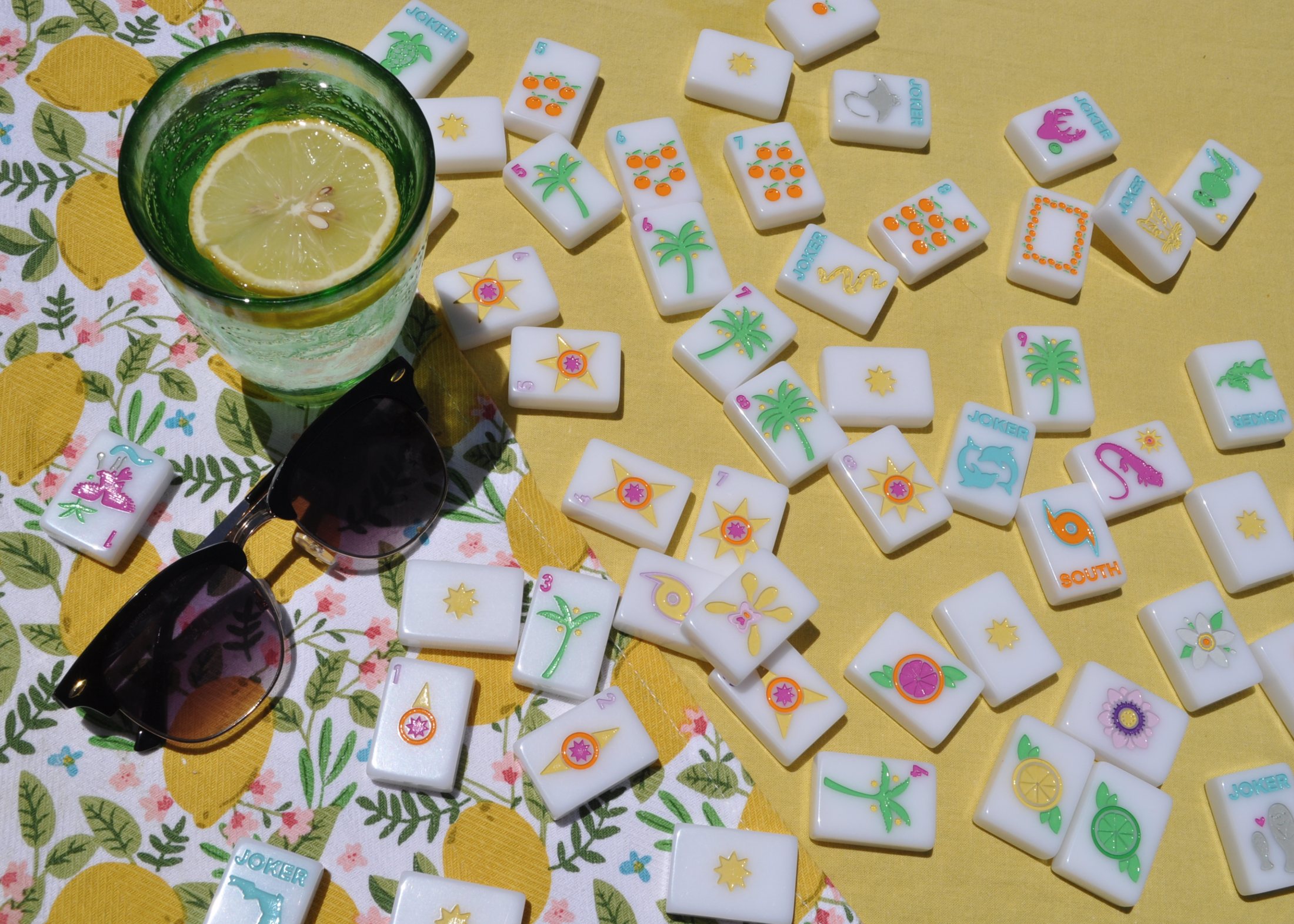 "Sunshine Tiles" FL Inspired Mahjong Set