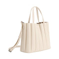 Load image into Gallery viewer, Adela Ivory Recycled Vegan Leather Tote Bag

