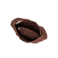Load image into Gallery viewer, Johanna Tobacco Suede Vegan Shoulder Bag
