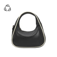 Load image into Gallery viewer, Sarita Black Recycled Vegan Top Handle Bag
