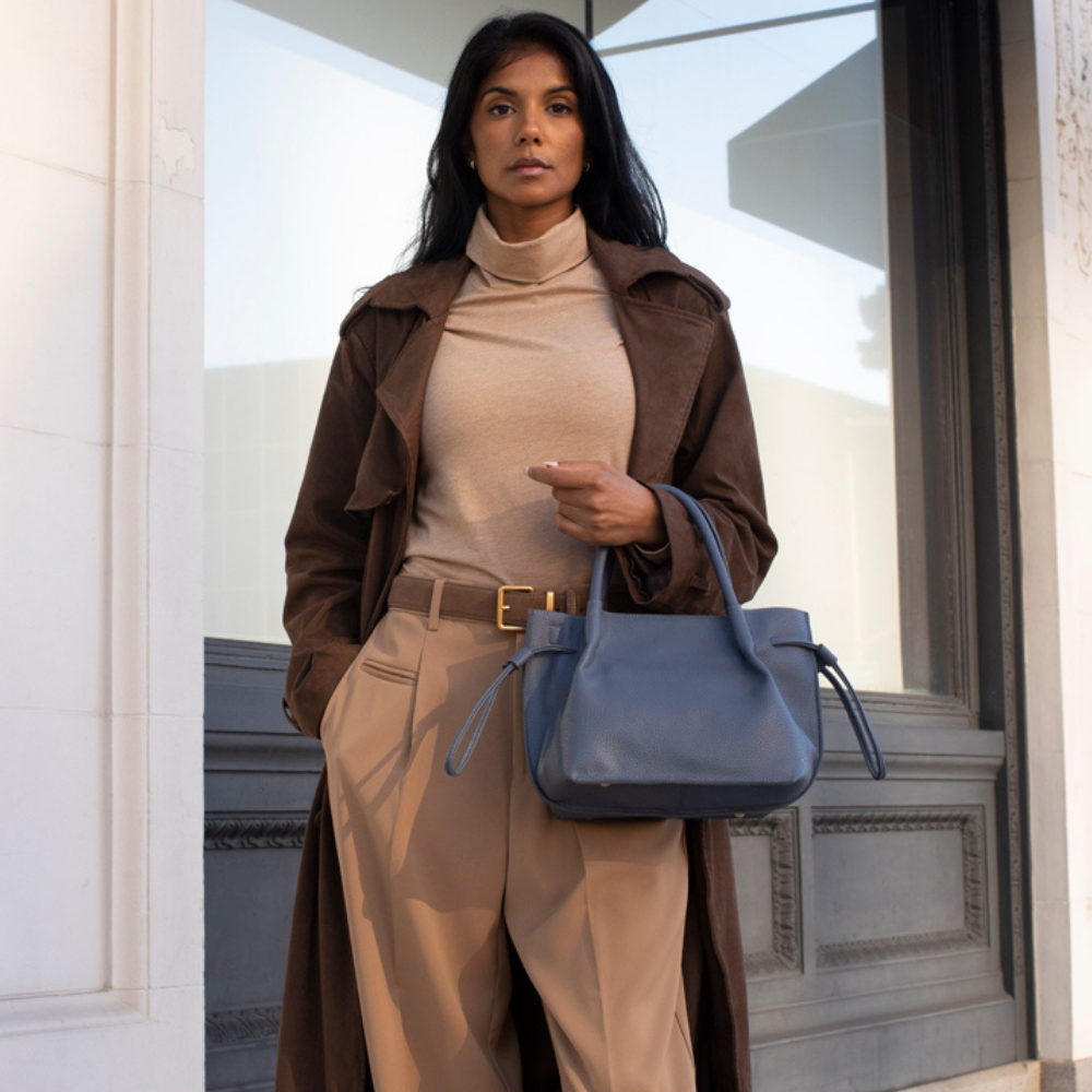 Tyler Taupe Recycl Vegan Crossbody Bag