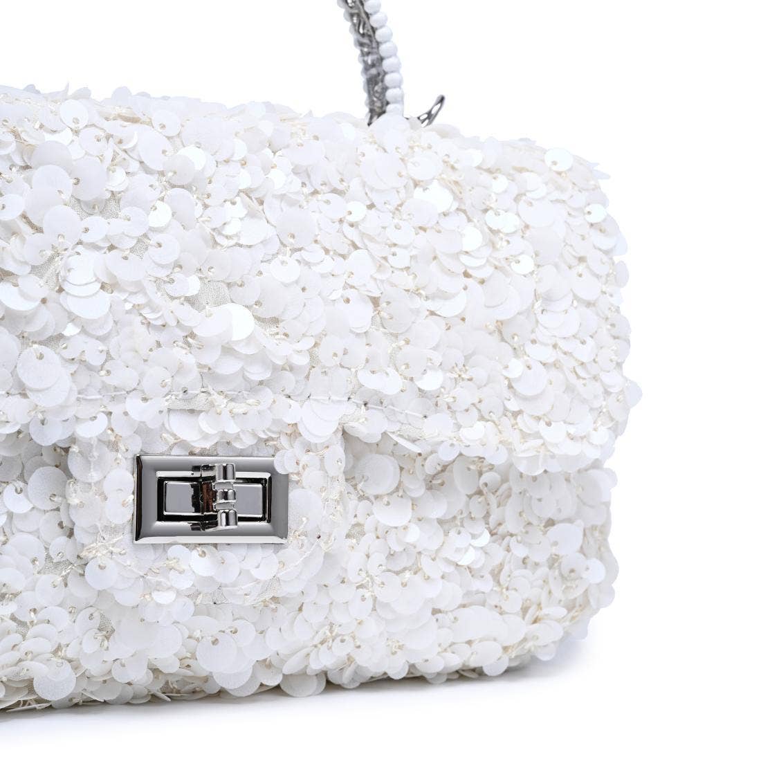 Ella Evening Bag: Ivory