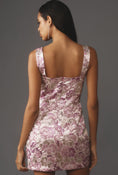 Load image into Gallery viewer, Black Halo Clovis Sleeveless Square-Neck Mini Dress
