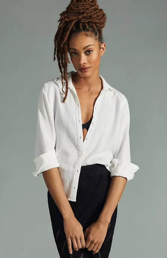 Cloth & Stone Textured Buttondown Shirt