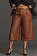 Load image into Gallery viewer, By Anthropologie Faux Leather Culottes
