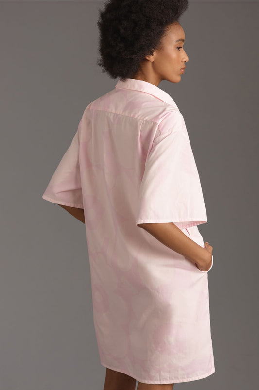 Marimekko Monoliitti Unikko Poplin Shirt Dress