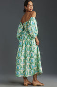 Load image into Gallery viewer, Let Me Be Long-Sleeve Printed Midi Dress
