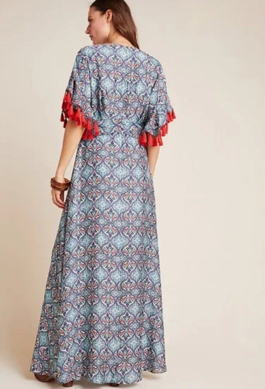 Sachin & Babi Tasseled Maxi Dress
