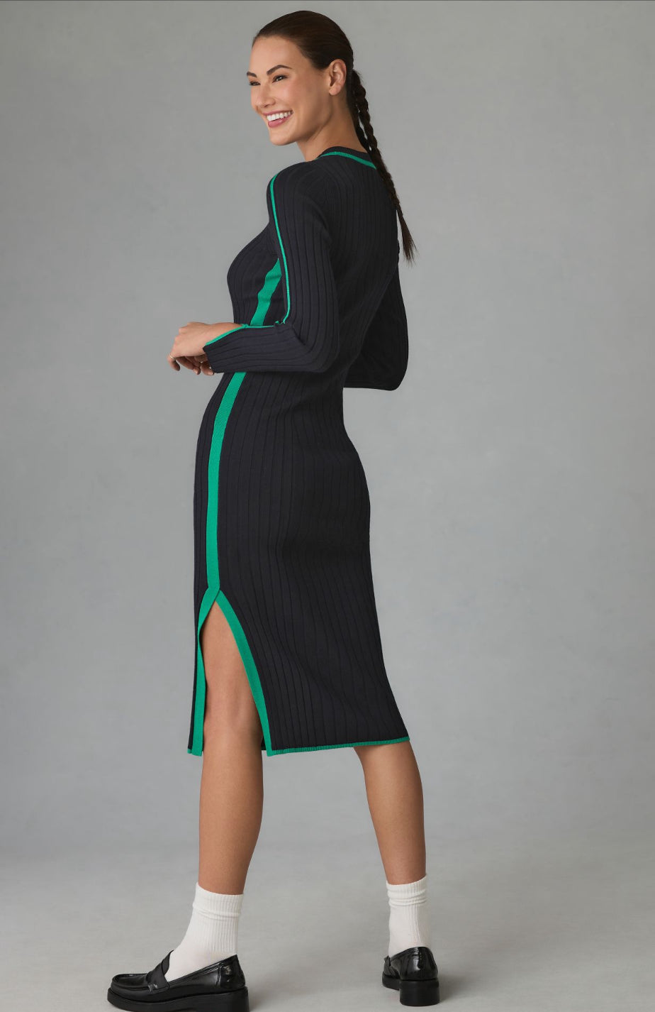 Daily Practice by Anthropologie Long-Sleeve Sporty Sweater Dress Daily Practice by Anthropologie Long-Sleeve Sporty Sweater Dress