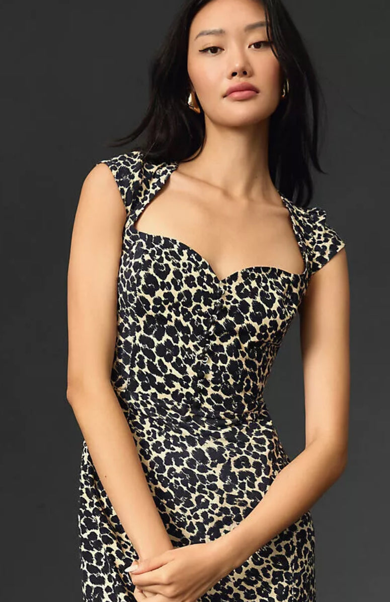 the cecily fit & flare sweetheart midi dress by maeve The Cecily Fit & Flare Sweetheart Midi Dress by Maeve