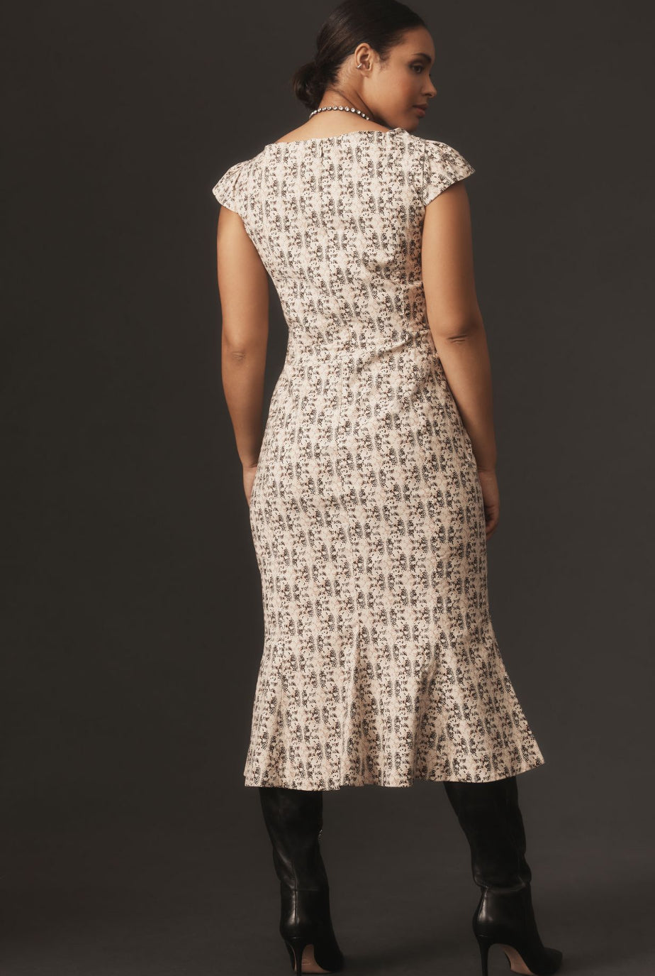 the cecily fit & flare sweetheart dress by maeve The Cecily Fit & Flare Sweetheart Midi Dress by Maeve