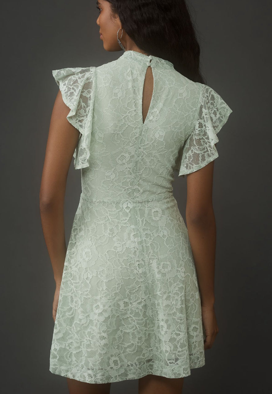 Maeve Sleeveless Mock-Neck Mini Dress katie + hubbell Maeve Sleeveless Mock-Neck Mini Dress katie + hubbell