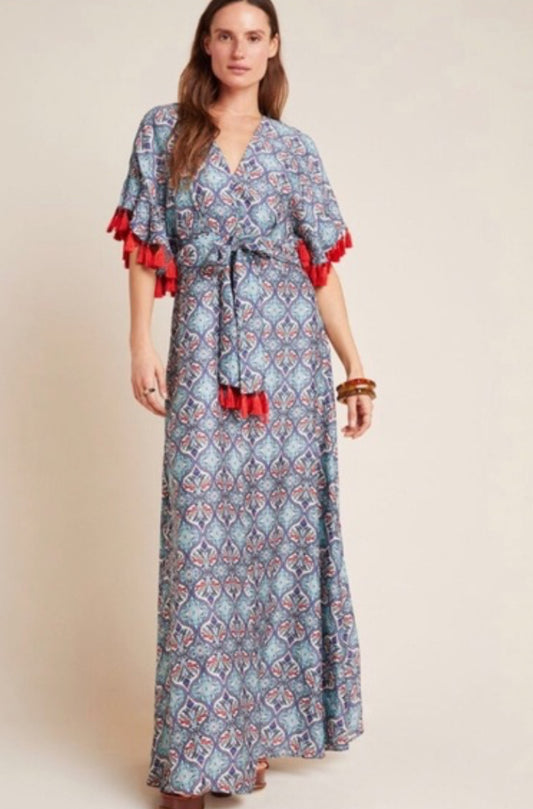 Sachin & Babi Tasseled Maxi Dress