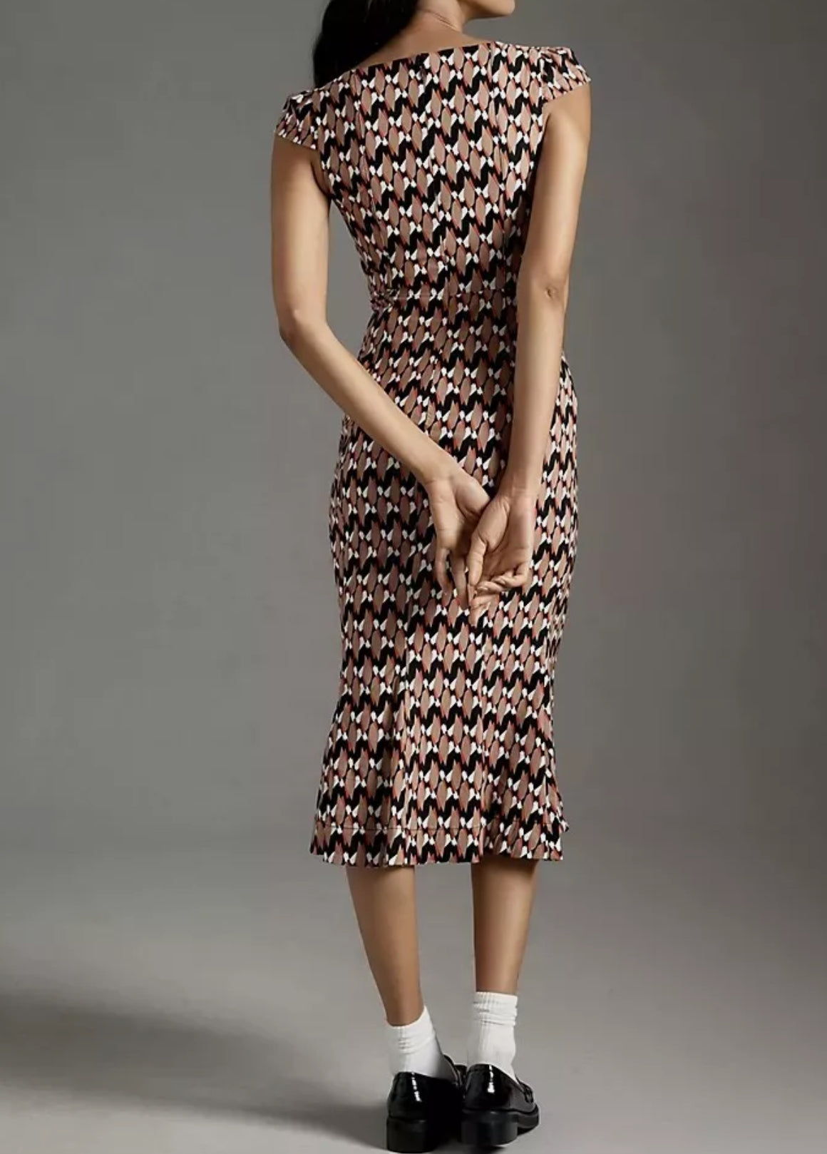The Cecily Fit & Flare Sweetheart Midi Dress by Maeve katie + hubbell The Cecily Fit & Flare Sweetheart Midi Dress by Maeve katie + hubbell