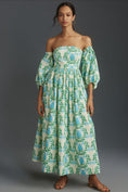 Load image into Gallery viewer, Let Me Be Long-Sleeve Printed Midi Dress
