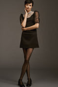 Load image into Gallery viewer, Pinnacle by Shruti Sancheti Sheer Embellished Yoke Mini Dress
