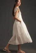 Load image into Gallery viewer, English Factory Sleeveless Square-Neck Eyelet Midi Dress
