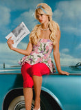 Load image into Gallery viewer, Maeve Structured Bombshell Capri Pants
