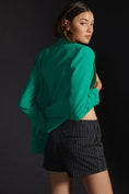 Load image into Gallery viewer, Maeve Tailored Pinstripe Shorts
