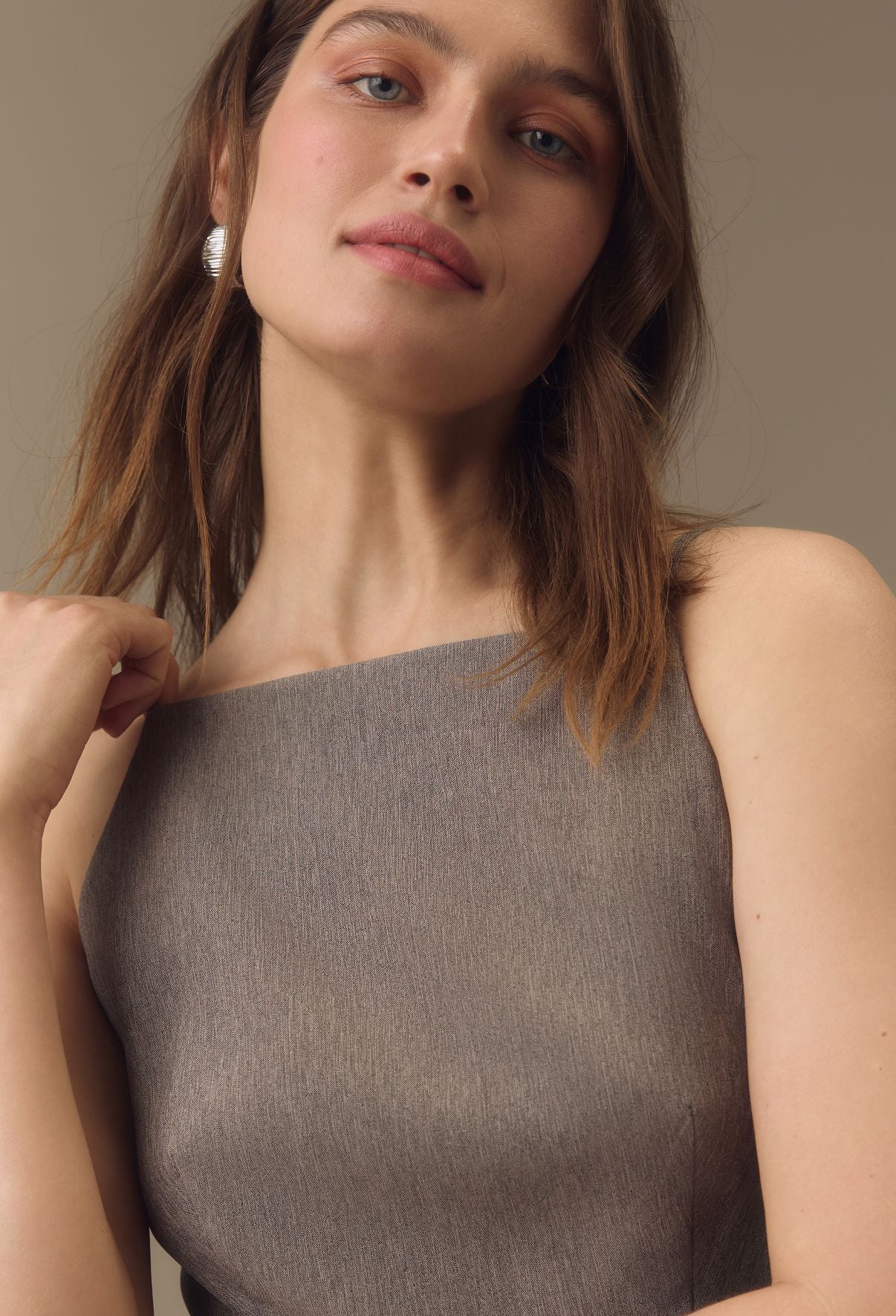 Mare Mare Square-Neck Shift Mini Dress