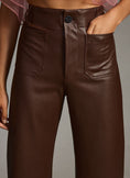 Load image into Gallery viewer, Maeve The Colette Cropped Vegan Leather Trousers
