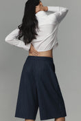 Load image into Gallery viewer, By Anthropologie Pinstripe Culottes
